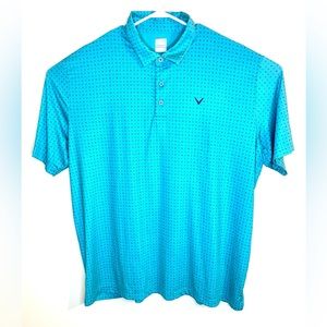 Callaway Opti Dri XXL Teal Polo